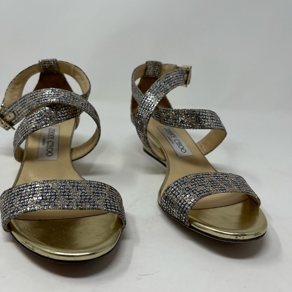 Jimmy Choo Chiara Wedge Sandals - Picture 4 of 8